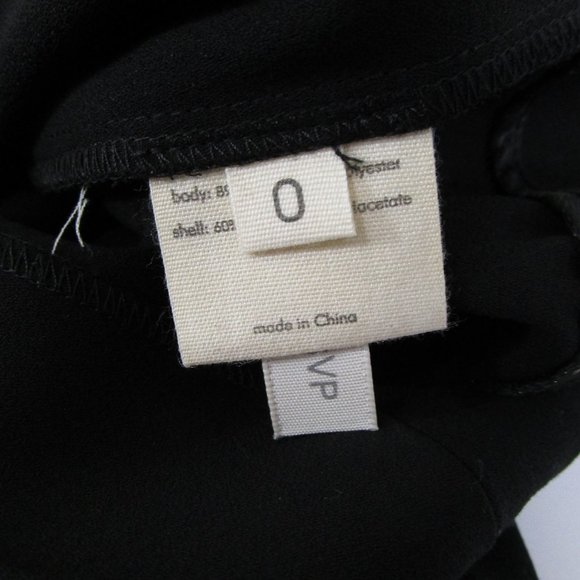 L'Agence Solid Black Spaghetti Strap Sheath Dress 0 - Picture 10 of 12